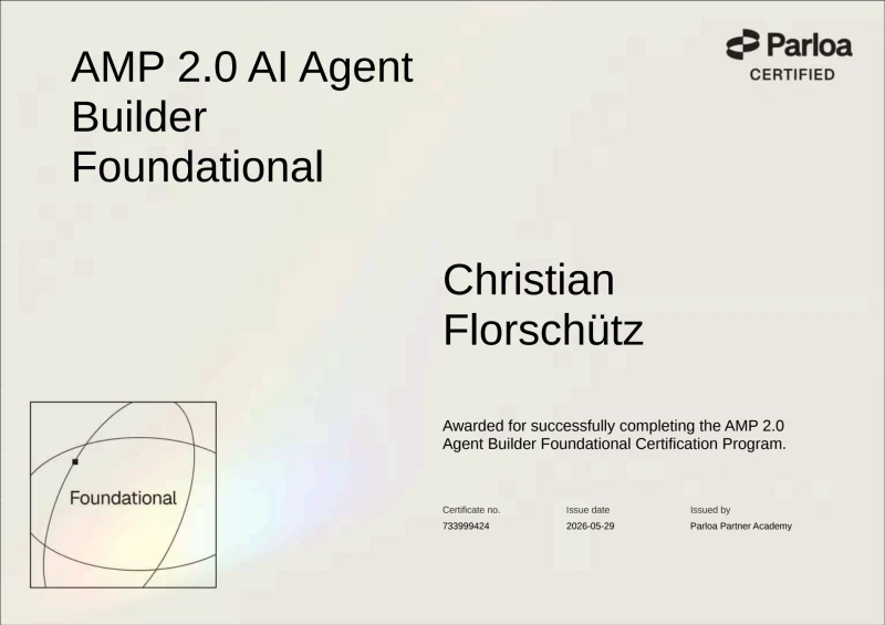 AMP_2_0_AI_Agent_Parloa_Certified